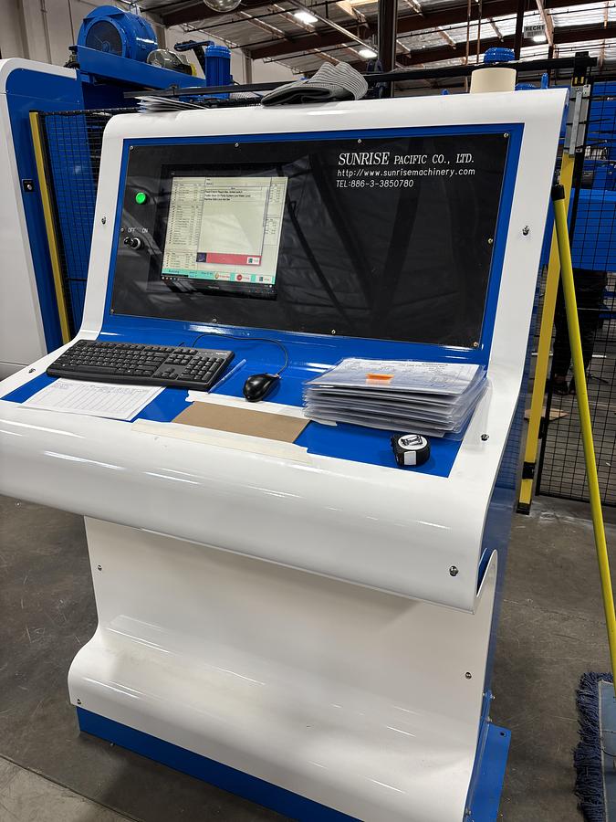 New 50" x 110" Sunrise Flexo Folder Gluer