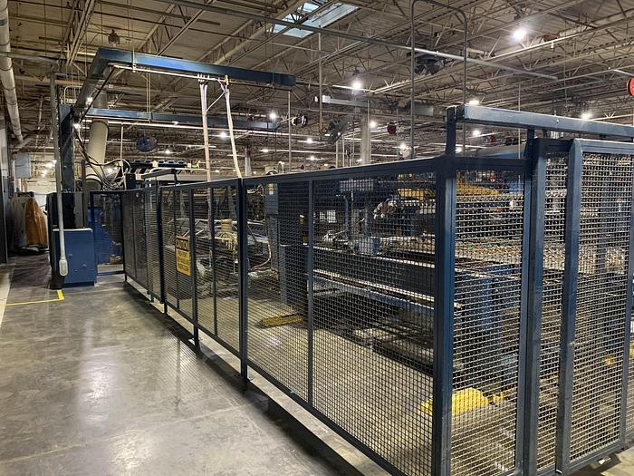 Used 66″ x 125″ Ward 2 color Flexo Folder Gluer