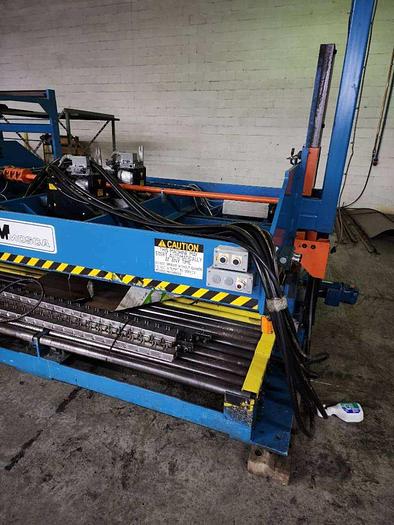 Used Eam Mosca 2 head Strapper Unitizer