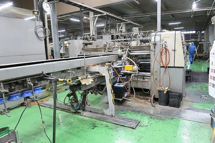 Used 26" x 73" Isowa 4 color Supermini Flexo Folder Gluer