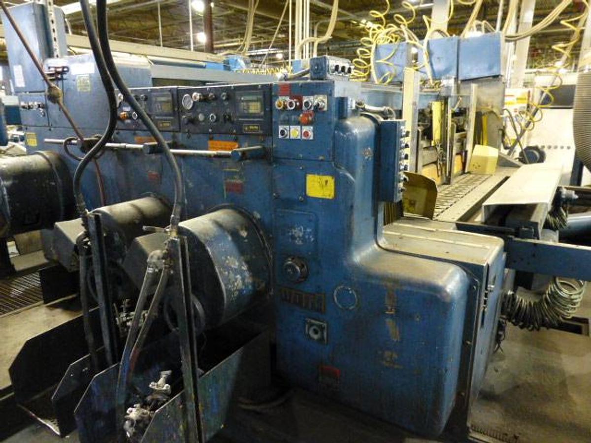 Used 50″ x 113″ Ward Feed section, Print section, Slotting section, available