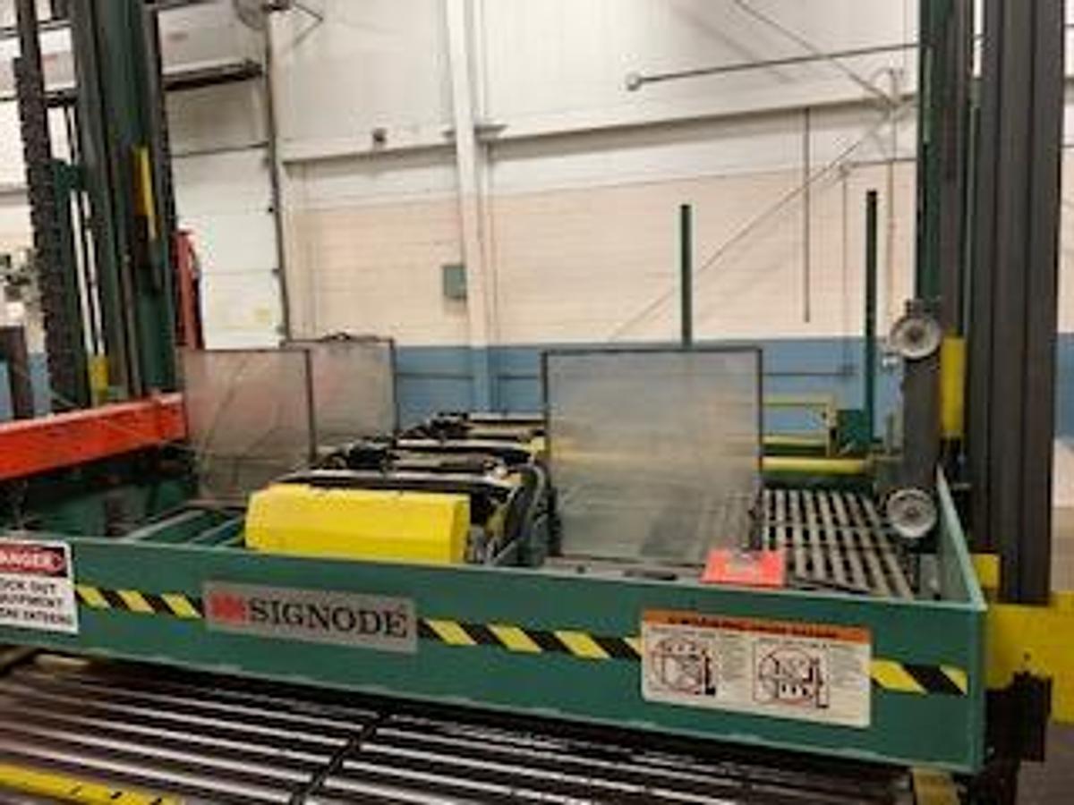 Used Signode 3 head Unitizer with Test Stand