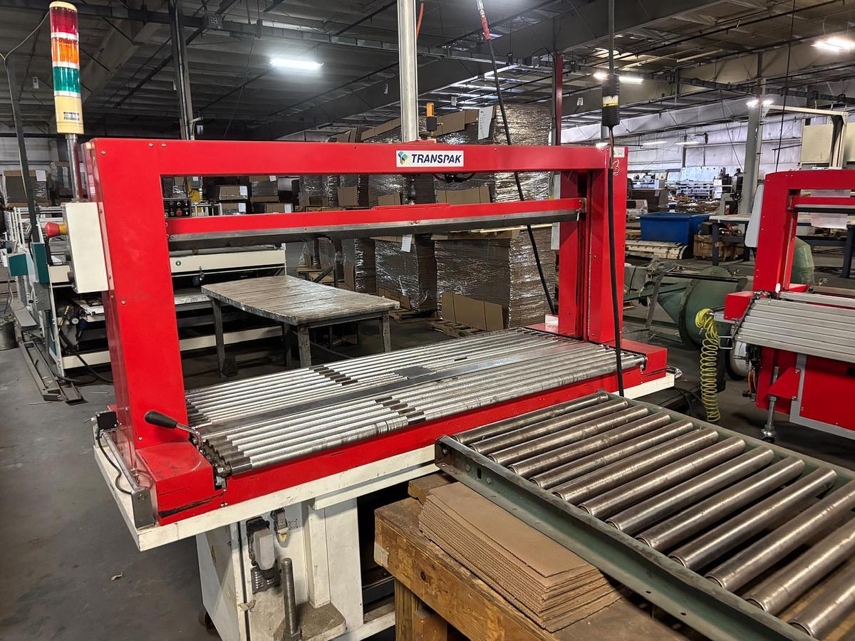 Used 65" Transpak Semi Automatic Bundle Tyer
