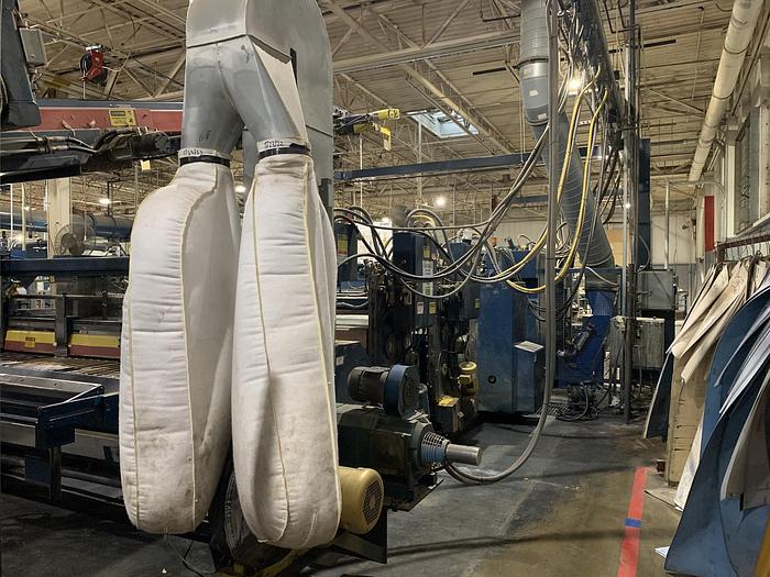 Used 66″ x 125″ Ward 2 color Flexo Folder Gluer