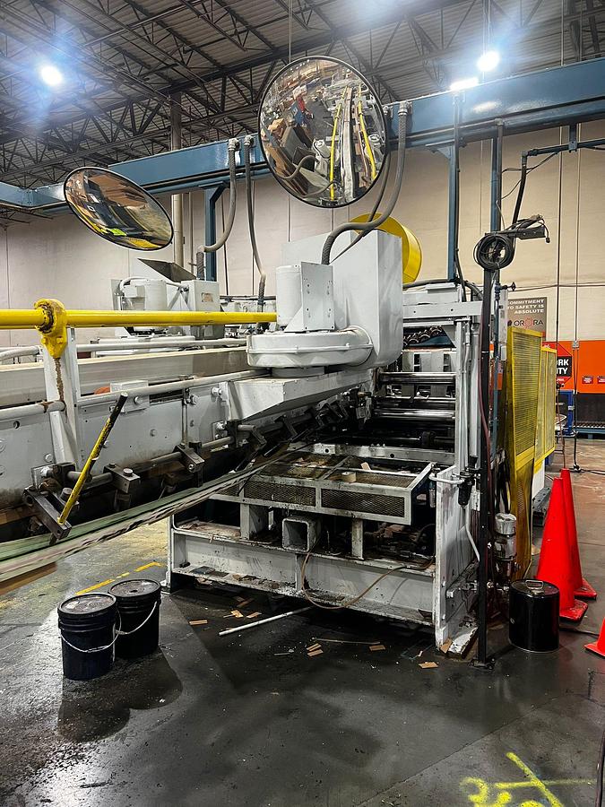 Used 37" x 97" Langston Saturn 3 Flexo Folder Gluer