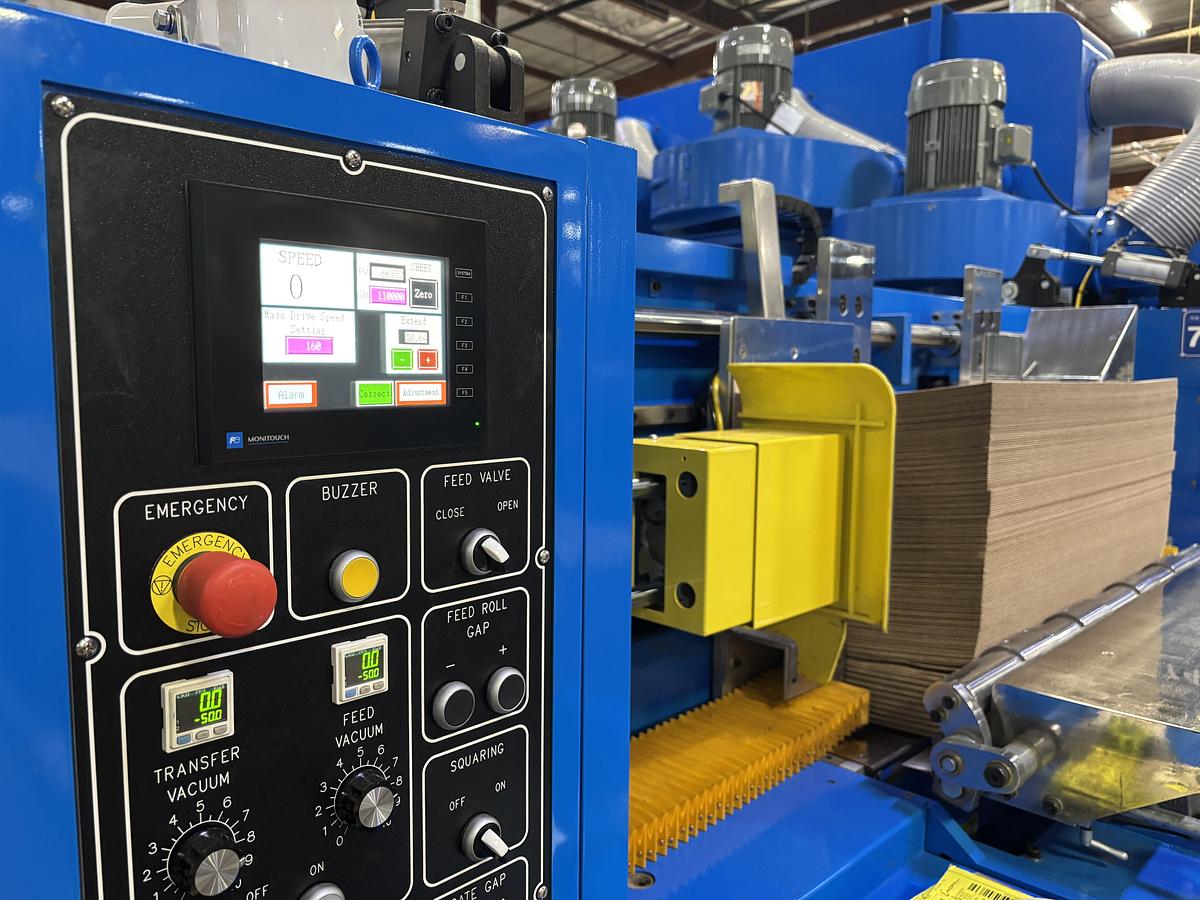 New 28" x 71" Sunrise Mini Flexo Folder Gluer