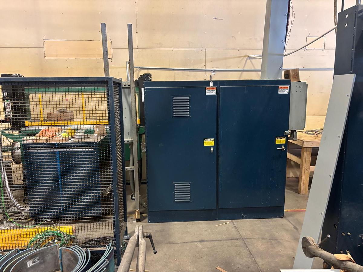 Used 66" x 126" Ward 2 Color Flexo Folder Gluer with DC section