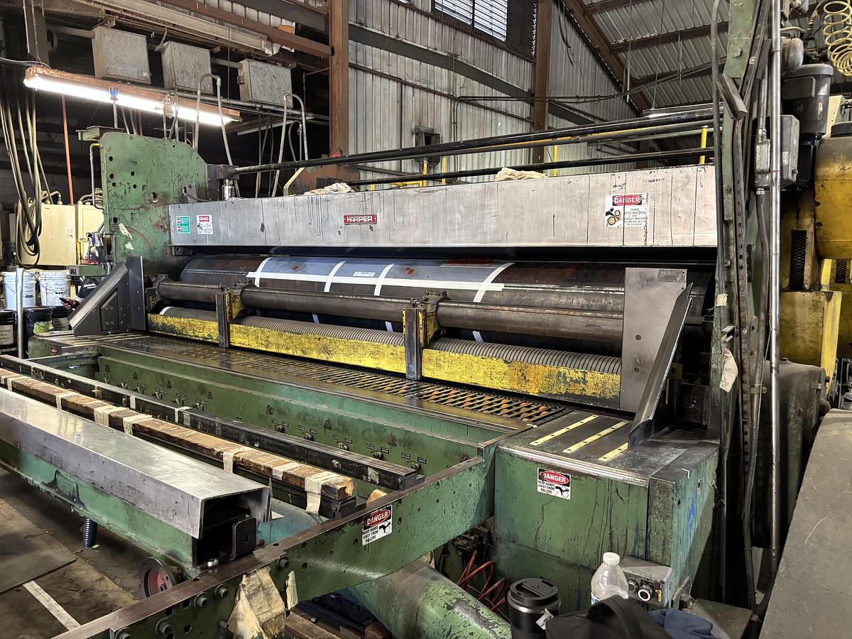 Used 80” x 180” 2 color jumbo Koppers Flexo Printer Slotter