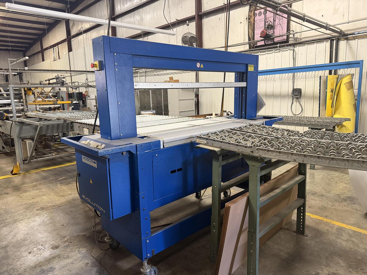 Used 70" x 170" Staley 2 color Printer Slotter with lead edge feeder and Sheet stacker