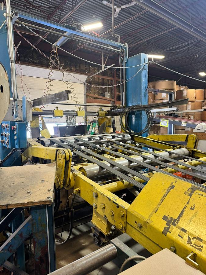 Used 66" x 65" Staley 3 color Rotary Die Cutter