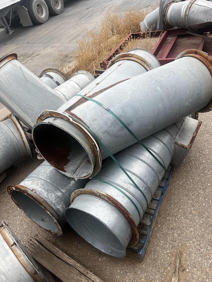 Used Air conveying scrap system with 100's of feet of piping