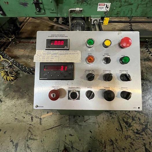 Used 50” x 110” Serenco 2 Color Flexo Folder Gluer