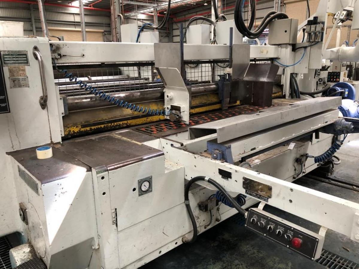 Used 66″ x 115″ Koppers 3 color Rotary Die Cutter