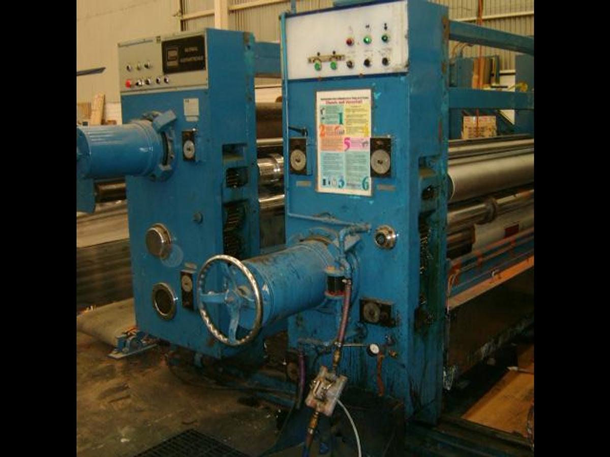 Used 66″ x 85″ TCY 2 color Rotary Die Cutter