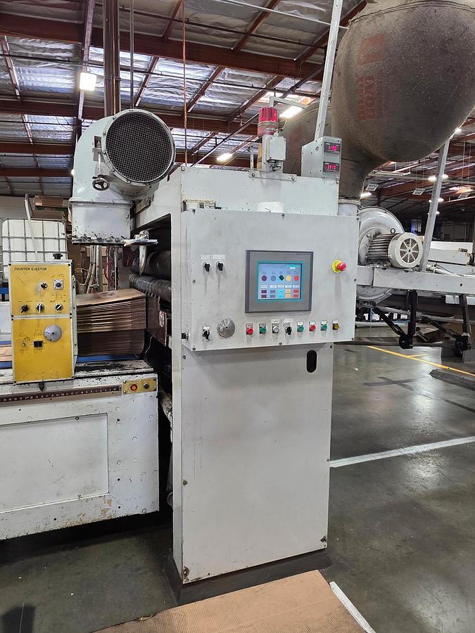 Used 50" x 115" Mitsubishi 2 Color Flexo Folder Gluer