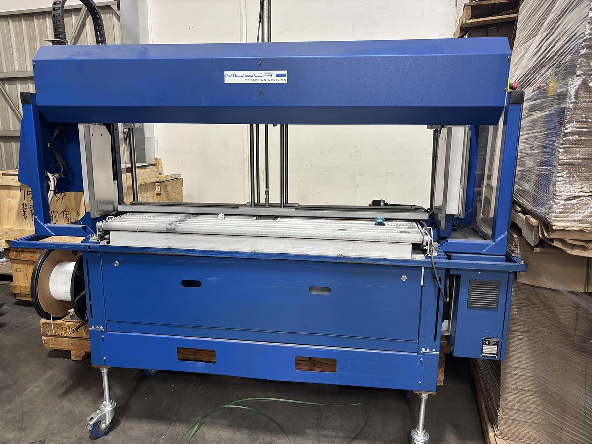 Used EAM Mosca bundle strapper
