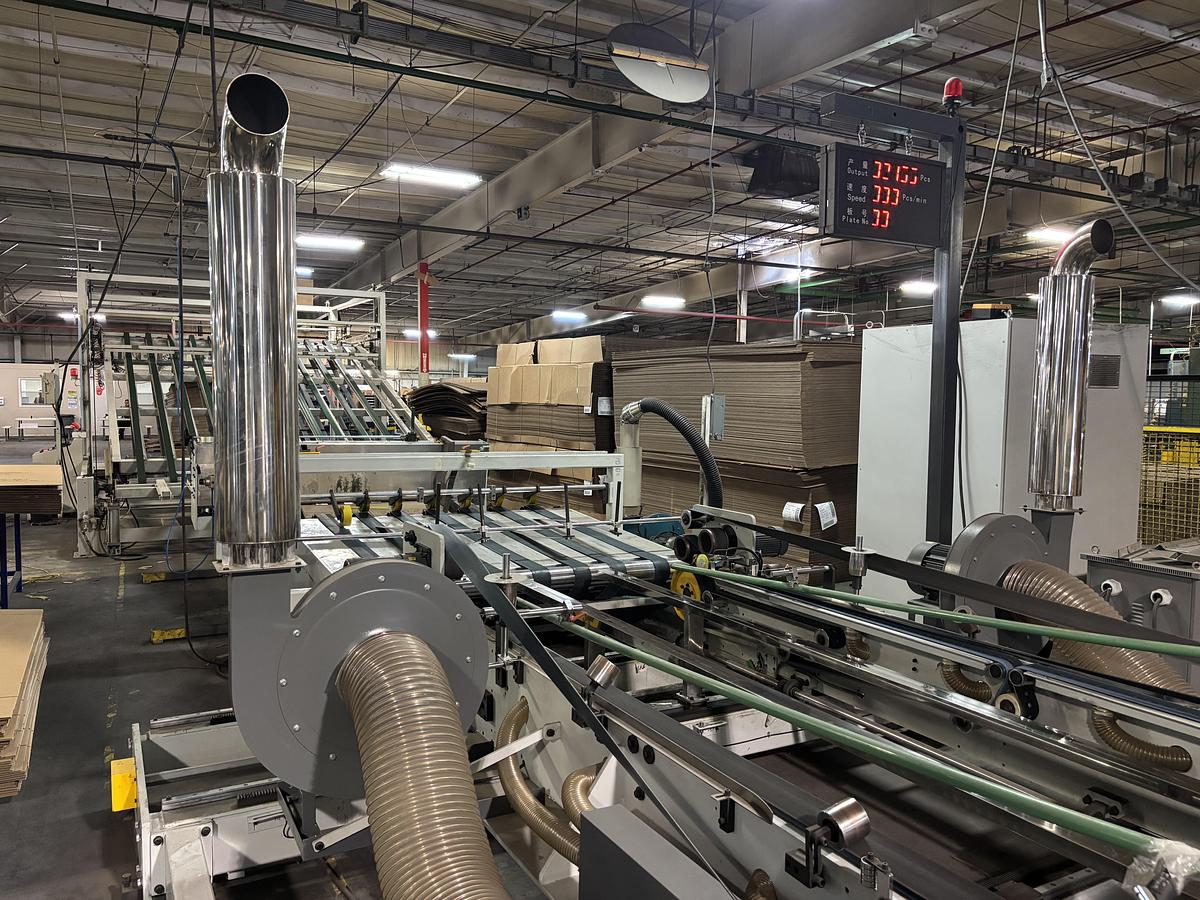 New 180" Jumbo Matchbox Folder Gluer