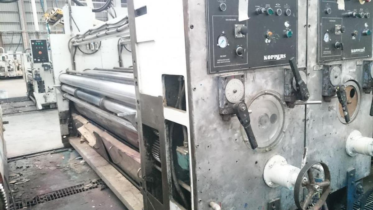Used 66″ x 115″ Koppers 3 color Rotary Die Cutter