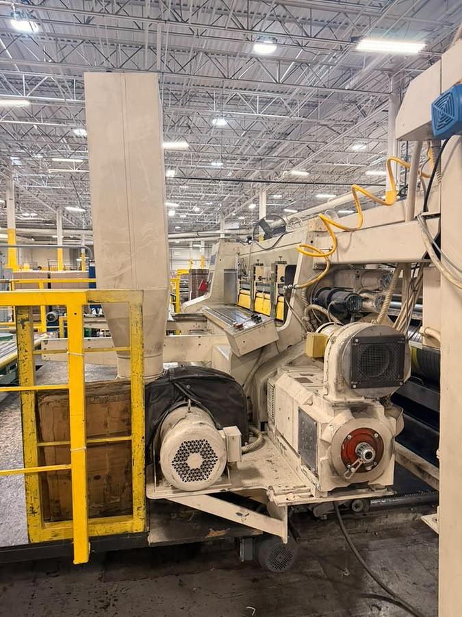 Used 66" x 120" Ward 3 color Flexo Folder Gluer