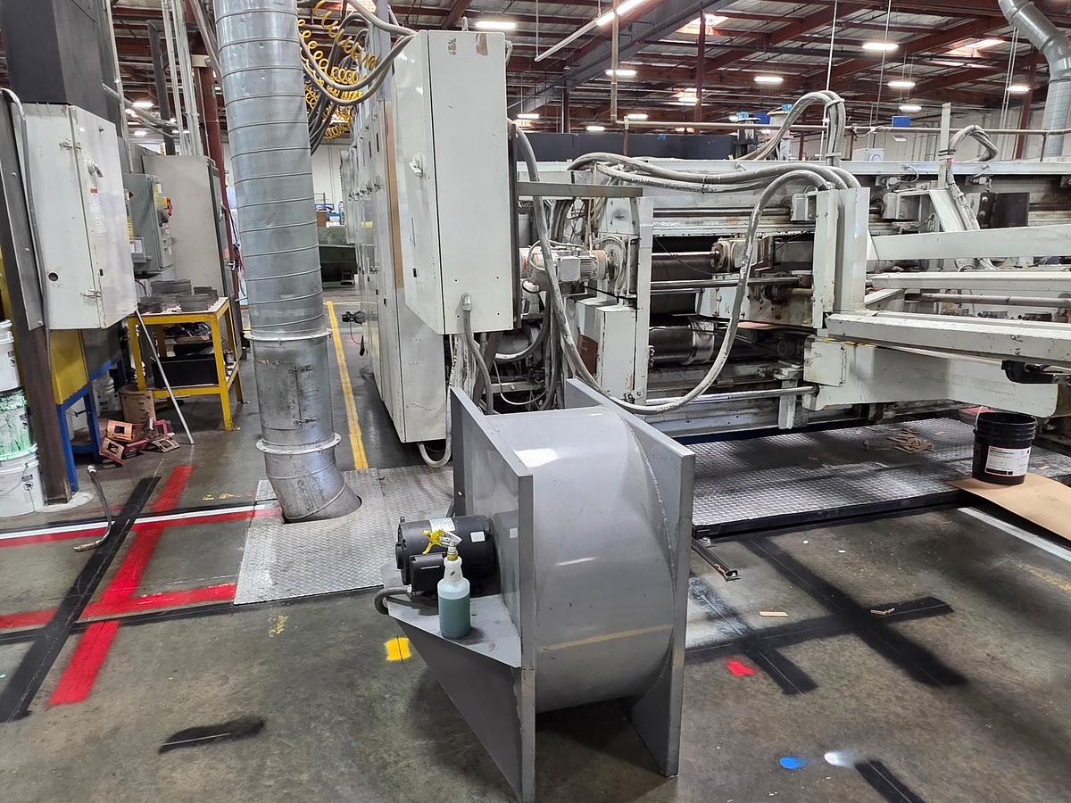 Used 50" x 115" Mitsubishi 2 Color Flexo Folder Gluer