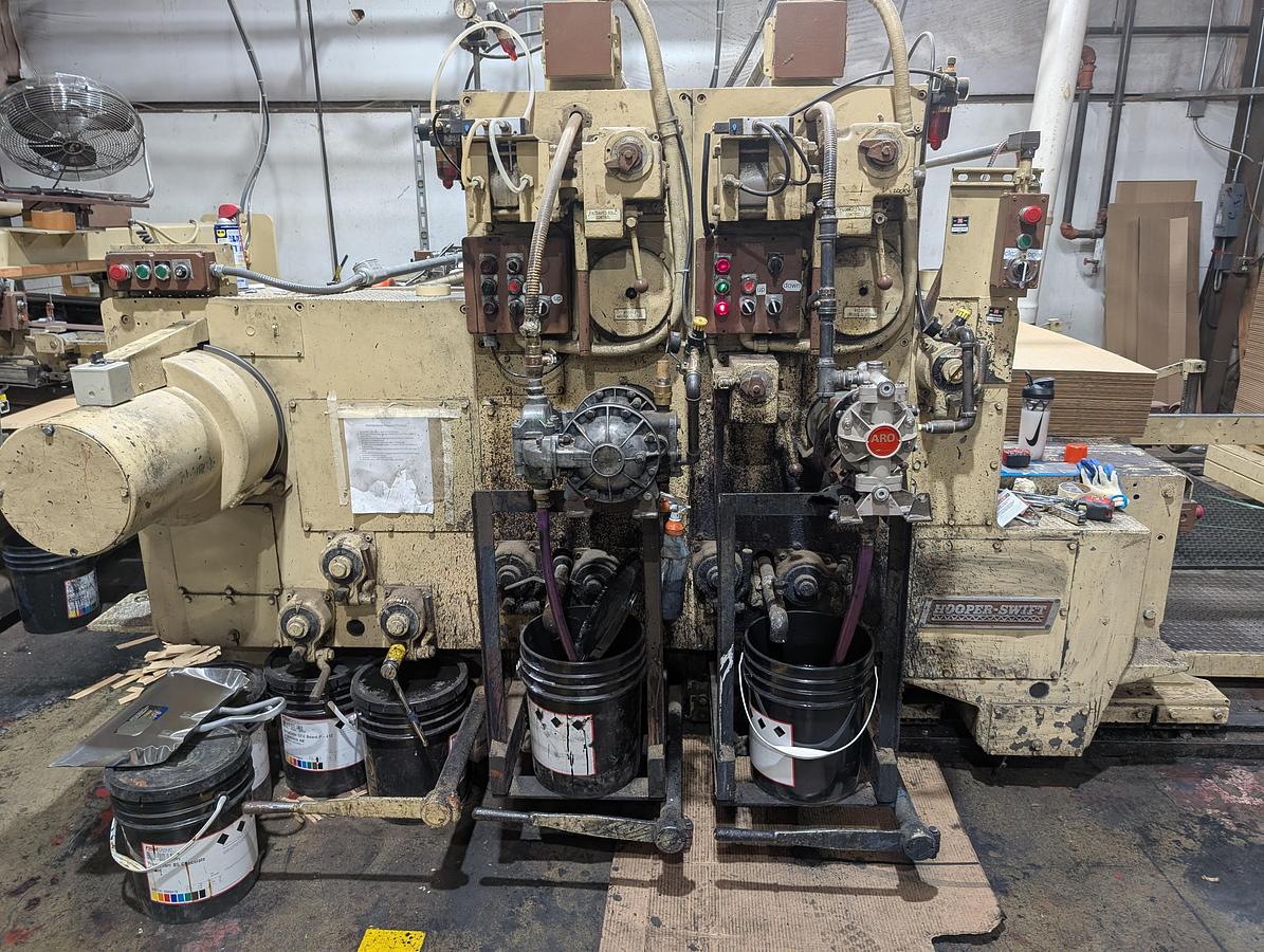 Used 50" x 110" Hooper 2 color Flexo Folder Gluer