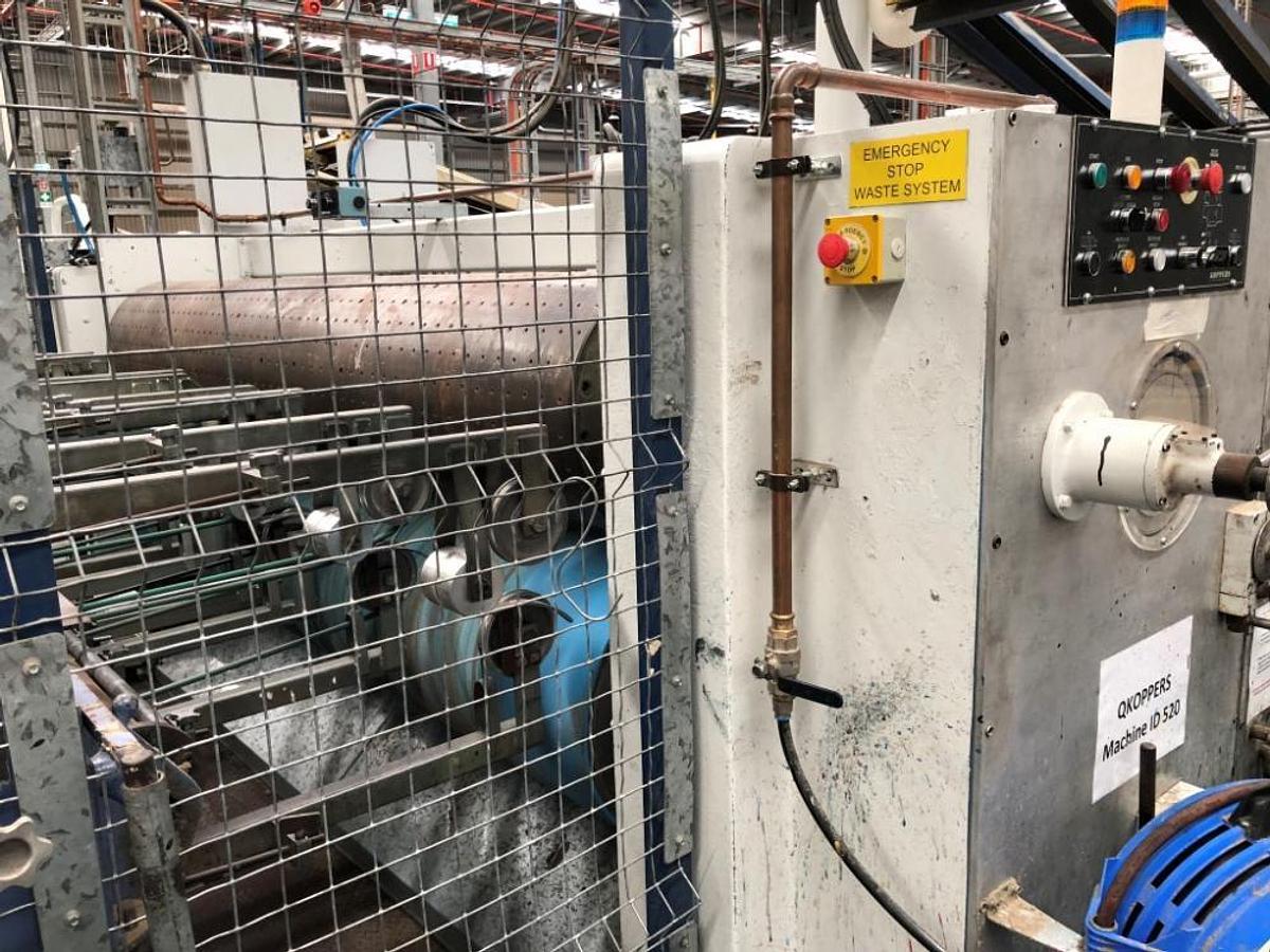 Used 66″ x 115″ Koppers 3 color Rotary Die Cutter