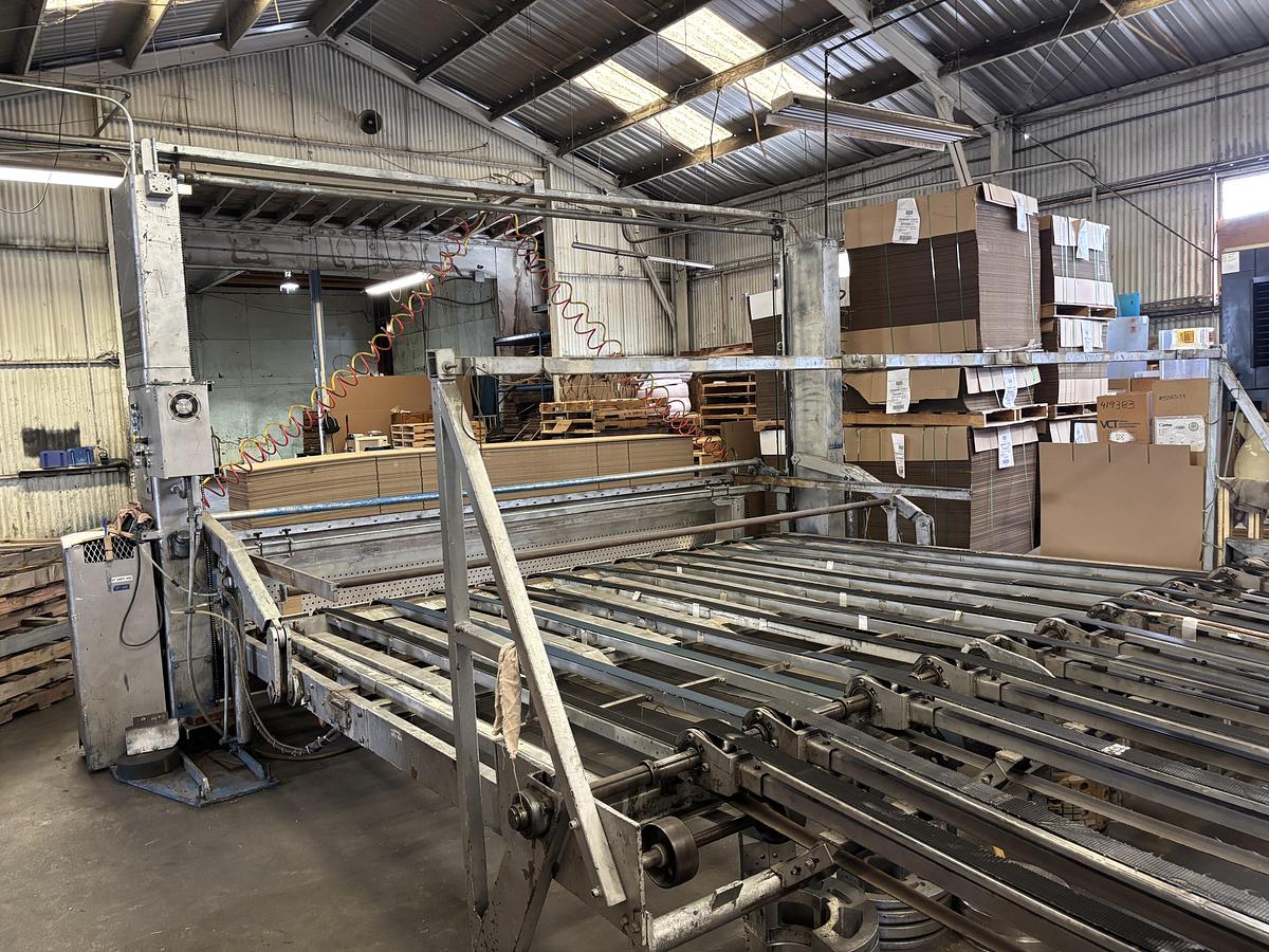 Used 66" x 170" Ward 2 color Flexo Printer Slotter