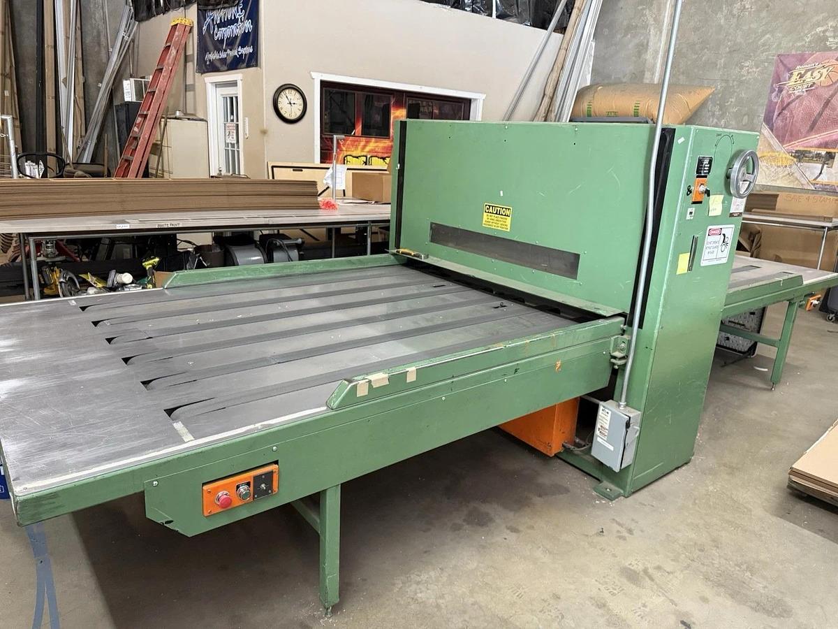 Used 60" x 90" Kwikset Roller Die Cutter
