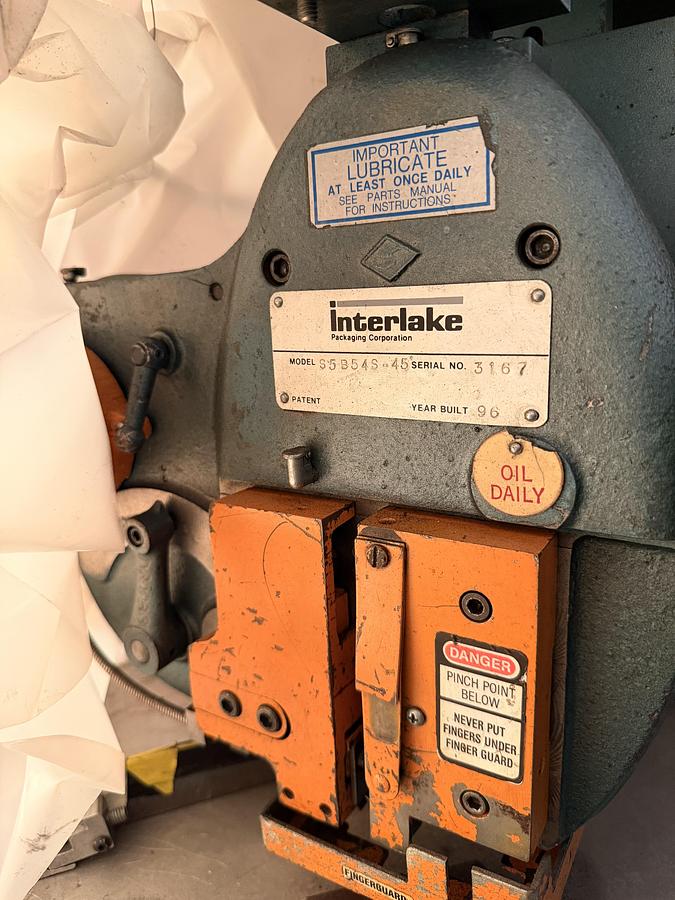 Used 1996 Interlake S5B54S stitcher