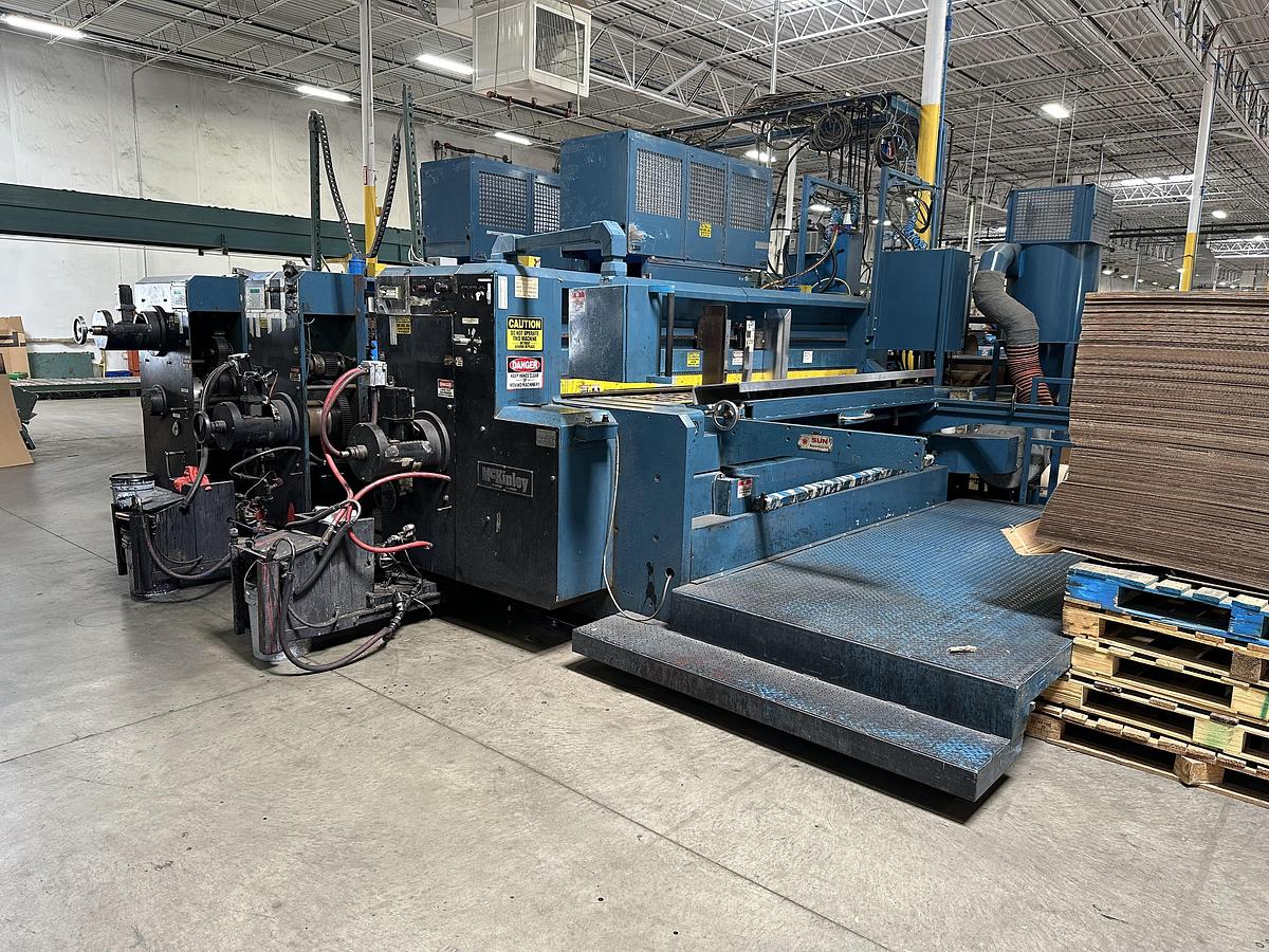 Used 66" x 130" McKinley Rotary Die Cutter