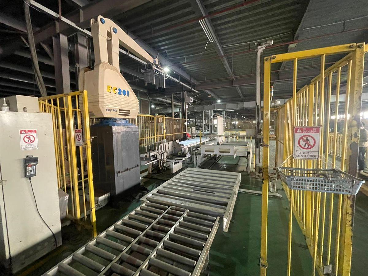 Used 50" x 100" Mitsubishi EVOL 3 color Flexo Folder Gluer