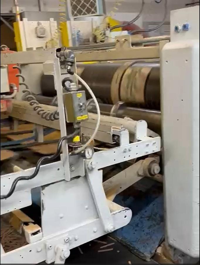 Used 66" x 80" Ward 1 color Rotary Die Cutter