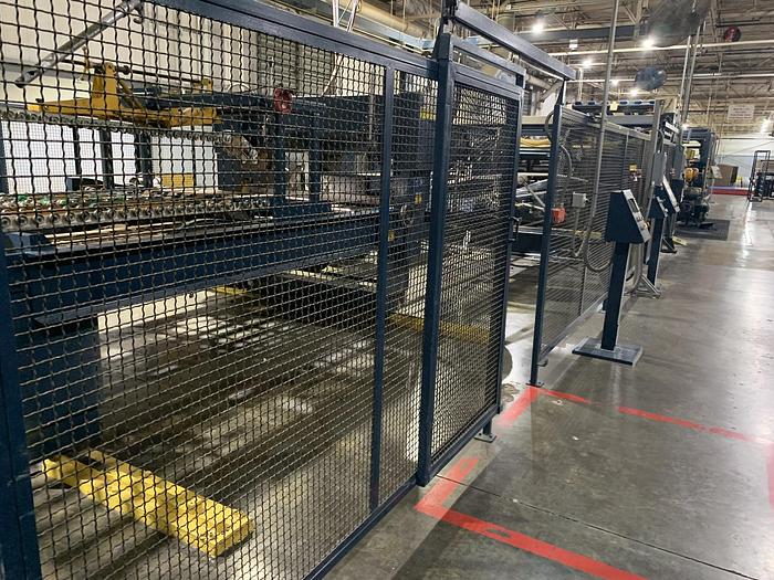 Used 66″ x 125″ Ward 2 color Flexo Folder Gluer