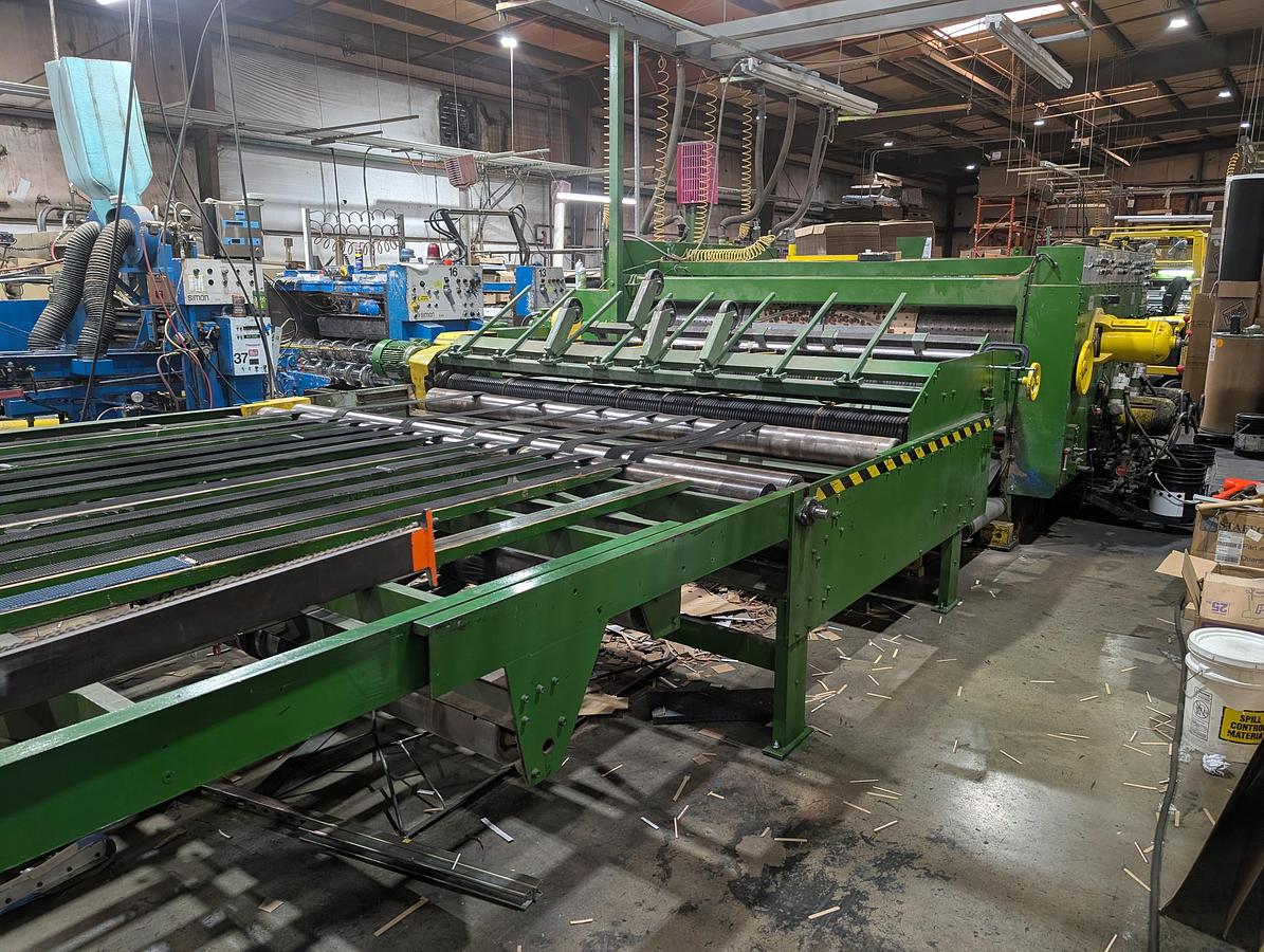 Used 66" x 113" Ward-Genco 2 color Rotary Die Cutter