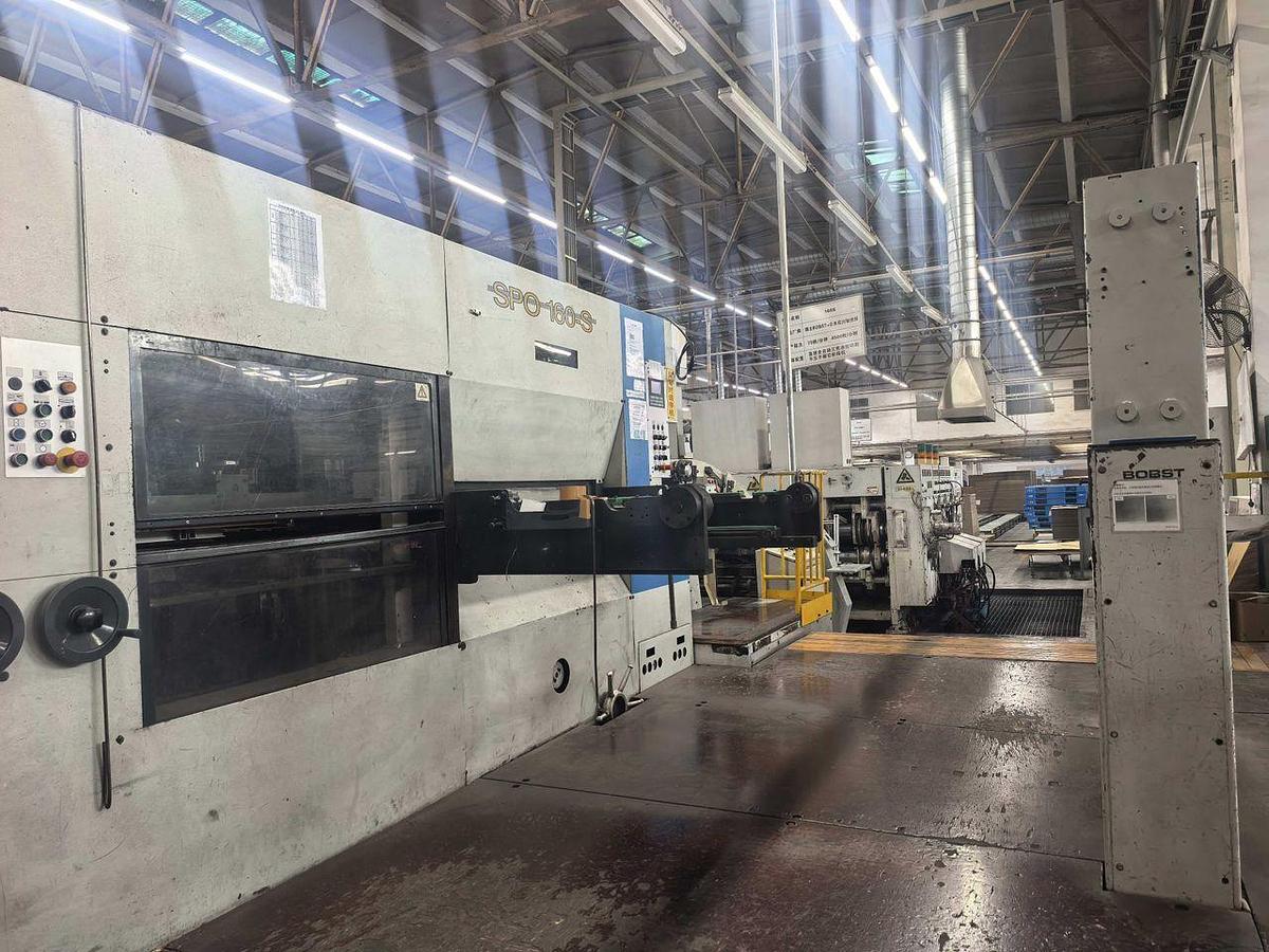 Used Bobst autoplaten Die Cutter model 160 A