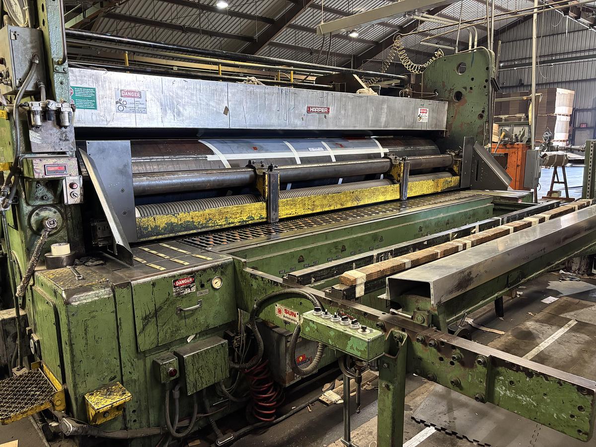 Used 80” x 180” 2 color jumbo Koppers Flexo Printer Slotter