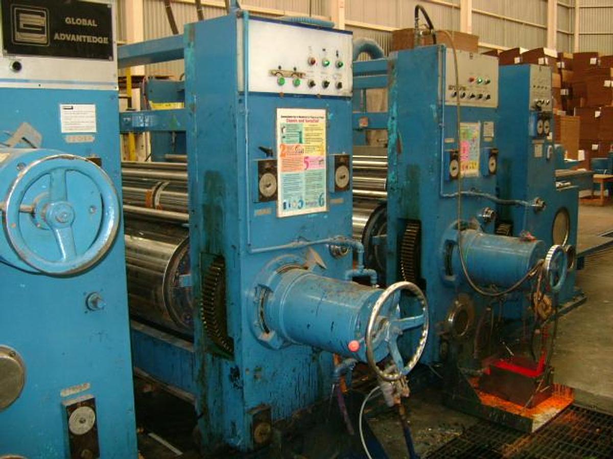 Used 66″ x 85″ TCY 2 color Rotary Die Cutter