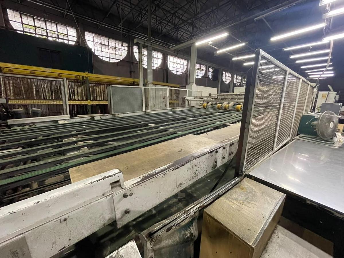 Used 66" x 110" Martin 4 color High Graphics Rotary Die Cutter