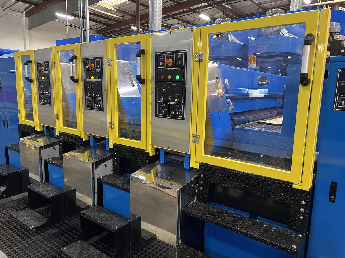 New 28" x 71" Sunrise Mini Flexo Folder Gluer