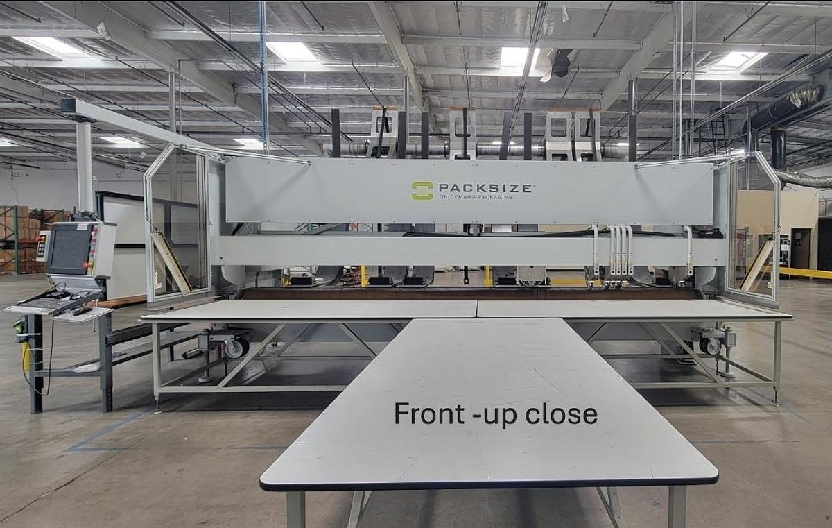 Used Packsize Fanfold Boxmaker machine center