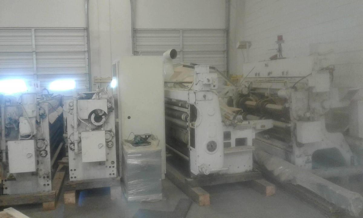 Used 37″ x 84″ Langston 2 color Flexo Printer Slotter