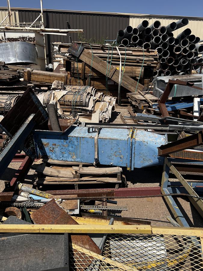 Used Air conveying scrap system with 100's of feet of piping