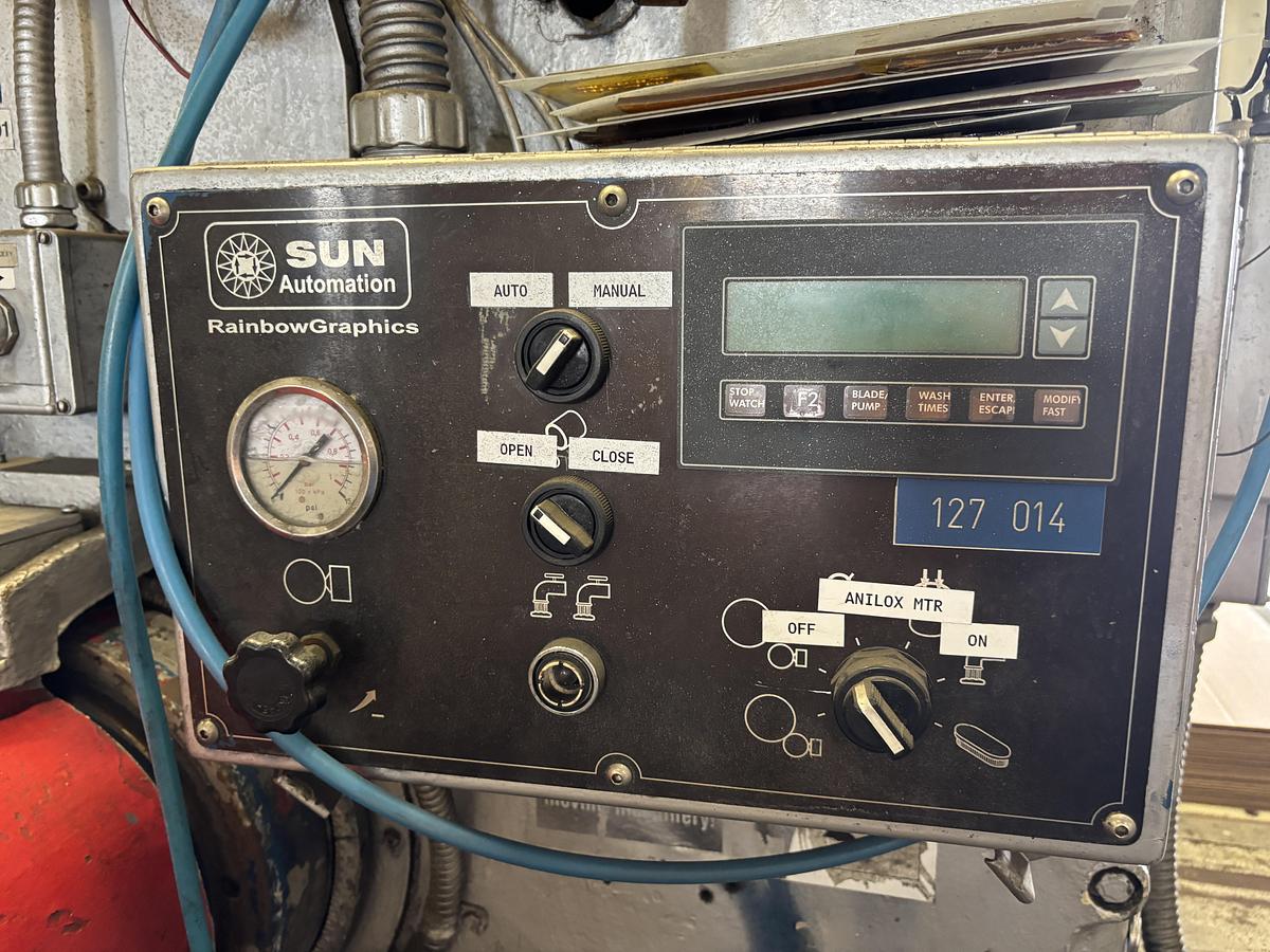 Used 66" x 170" Ward 2 color Flexo Printer Slotter