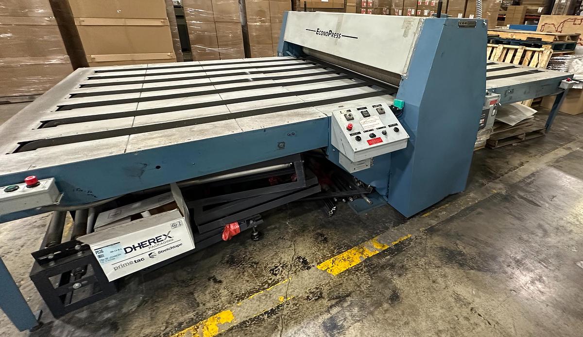 Used 80" x 110" Corfine Roller Die Cutter