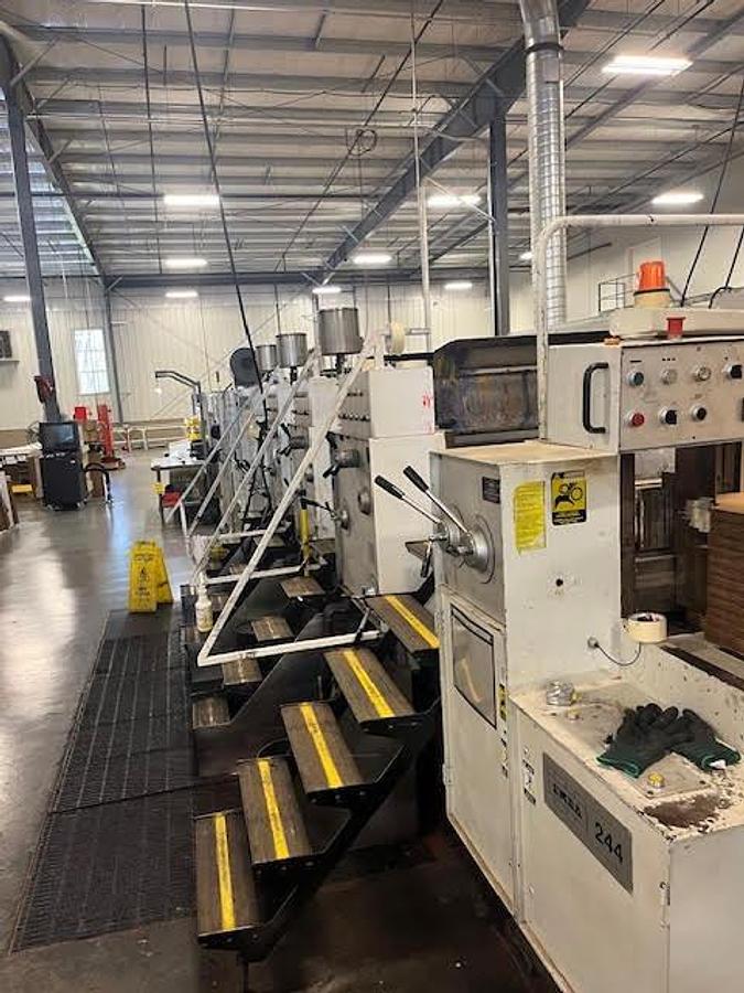 Used 43″ x 96″ Emba 244 Flexo Folder Gluer