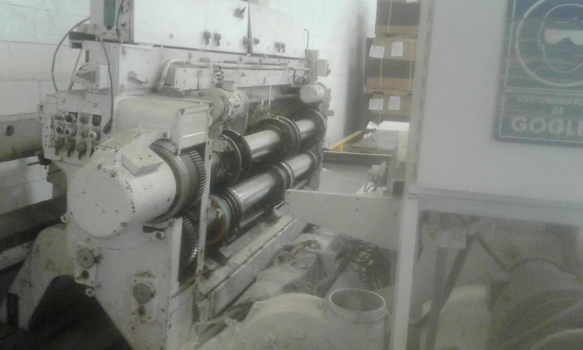 Used 37″ x 84″ Langston 2 color Flexo Printer Slotter