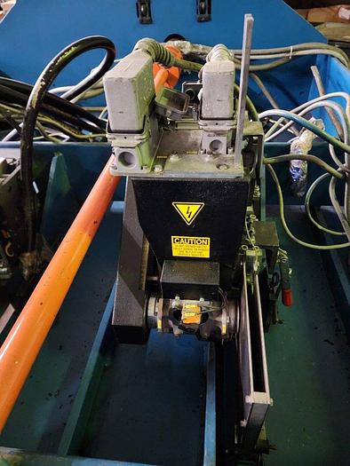 Used Eam Mosca 2 head Strapper Unitizer