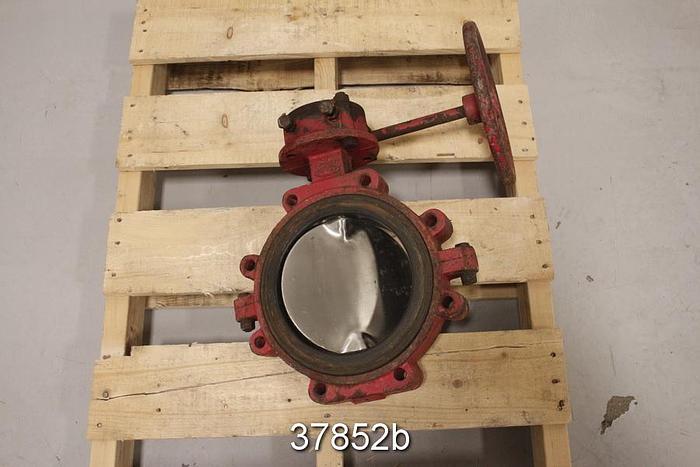 Used ABZ Valve Ultraflo 8" Hand Operated Butterfly Valve #37852