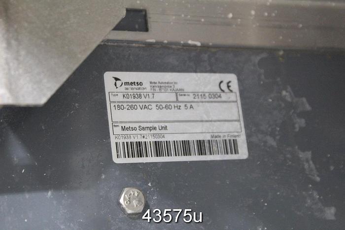 Used Metso K01938V1.7 Sample Unit, In-line Freeness Tester #43575