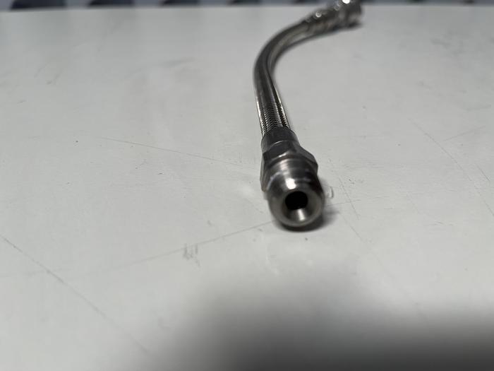 Used 15" Stainless Steel Flexible Braided Hose w/ Quick Connections